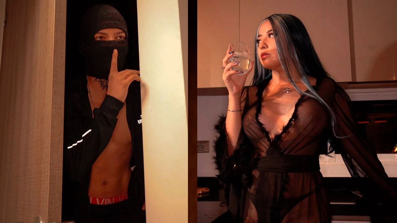 Busty housewife gets fucked by a masked who breaks into her house – use my Honey Play Box toy