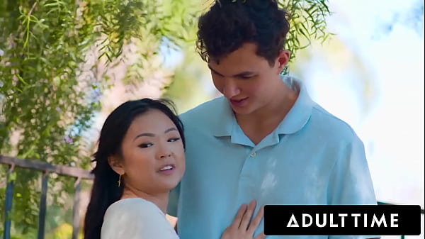 ADULT TIME – Petite Teen Lulu Chu Sneaks Her Boyfriend In For Fuck While Stepmom Is Home!