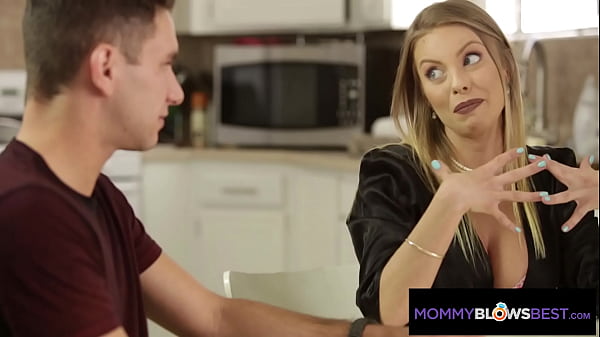 MommyBlowsBest – My Blonde Stepmom Gets Her Big Titties Fucked Hard