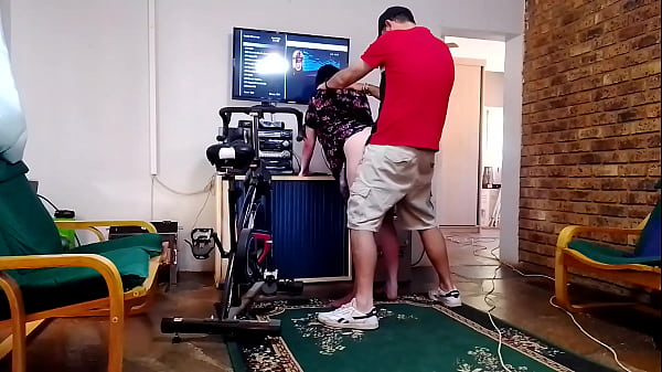 Stepmom let’s me use her pussy while she is watching t.v